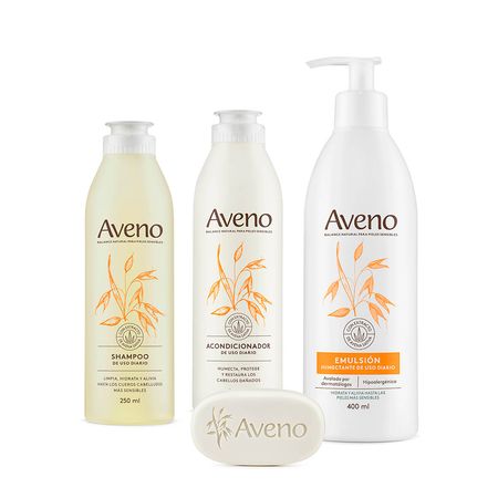 Aveno Set Cuidado Capilar Y Corporal Completo Piel Sensible