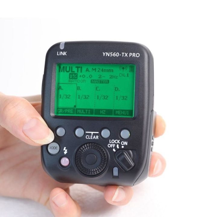 Disparador Flash Yongnuo YN560-TX PRO TTL para Canon - Vista 3