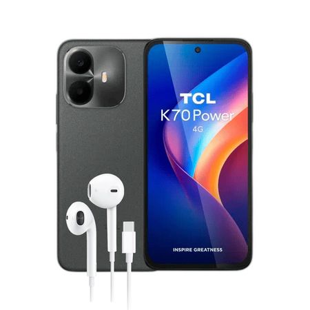 Combo TCL K70 Power 4+256GB + Auriculares Dekkin USB-C
