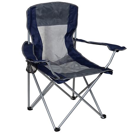 Sillon Director Plegable Con Funda Y Apoya Vaso Waterdog CHA96086BL Azul