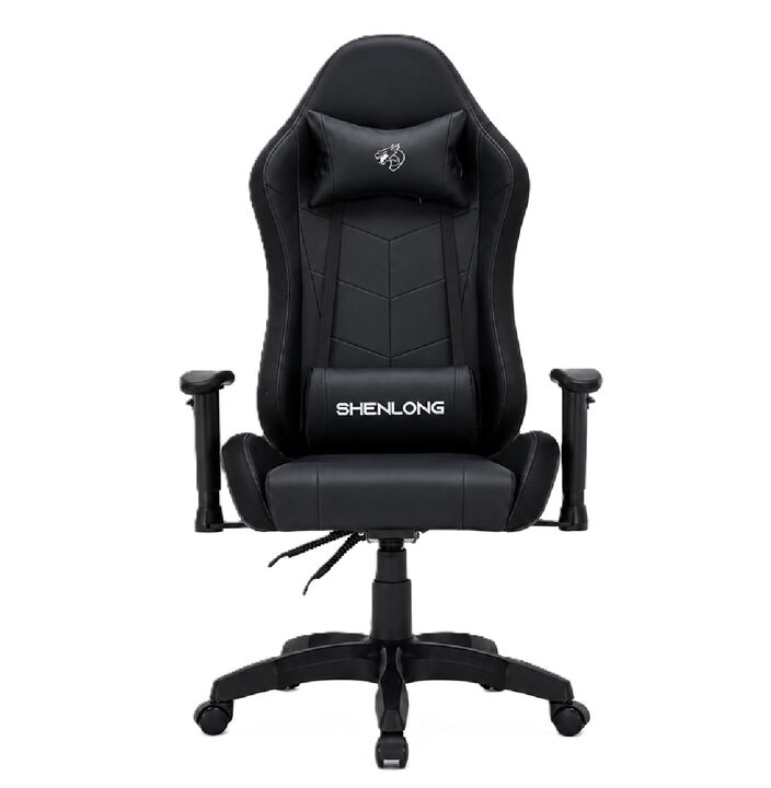 Silla Gaming Shenlong GC150 Iluminación RGB Reclinable, Incluye Control Remoto - Vista 5