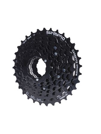 Piñon a Cassette Shimano CS-HG200-8 Unisex Ciclismo Negro