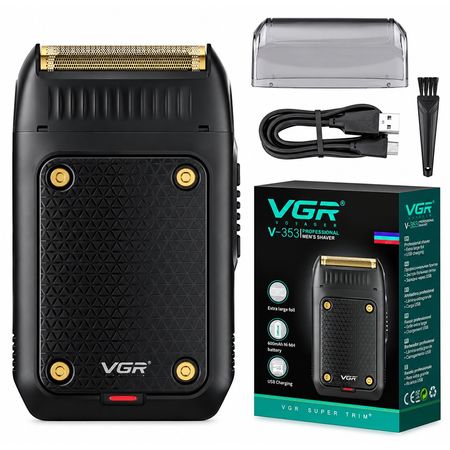 Afeitadora Electrica Hombre Shaver Vgr V-353 Portatil Usb