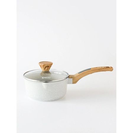 Olla Feuer Essential Granite Mango Madera y Tapa Beige 16 cm