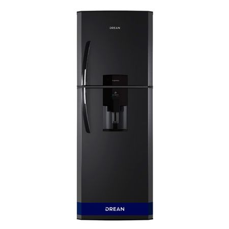 Heladera Drean HDR400F41N Negra 396 Litros Ciclica Con Dispenser