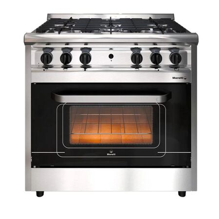 Cocina Morelli Forza 900 Puerta Con Visor 5 Hornallas