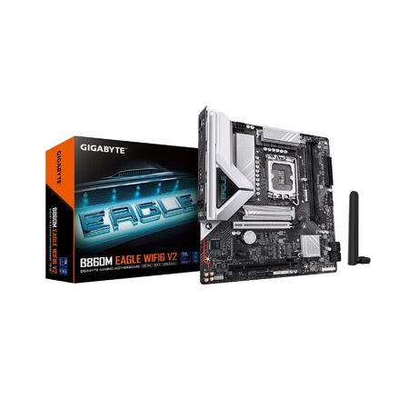 Mother Gigabyte B860M EAGLE WIFI6 V2 DDR5 1851 (Serie Ultra)