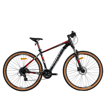 Bicicleta MTB VENZO THORN Shadow 24V R29 Negro/Rojo Disc Talle L