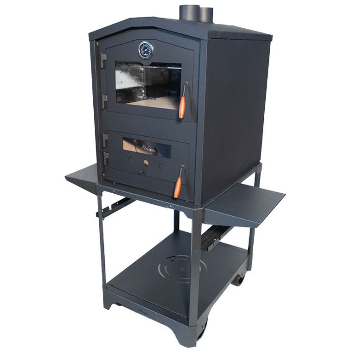 Horno a lena Tromen TRH con base - Vista 1