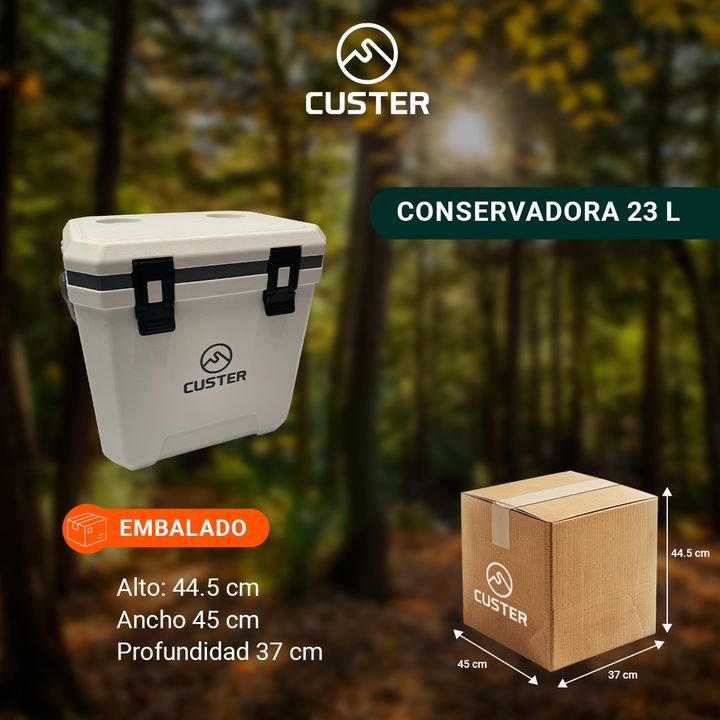 Conservadora Heladera Premium 23 Litros Portatil Custer - Vista 3