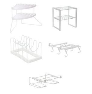 Set organizador cocina 5 piezas Metaltru estante soporte platos Sartenes