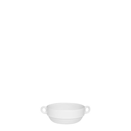 Set X 6 Tazon Bowl C/ Mango Ceramica Oxford Gourmet 400 Ml Blanco Cb14.9001