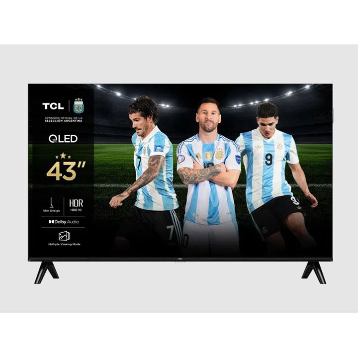 Televisor Qled 43" Full Hd Smart Con Google Tv Tcl 43S5k-f - Vista 1