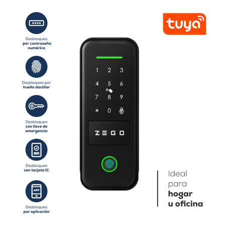 Cerradura Cerrojo Digital Inteligente Huella App Wifi