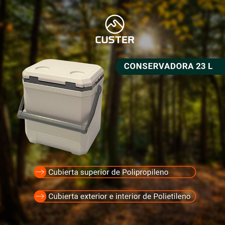 Conservadora Heladera Premium 23 Litros Portatil Custer - Vista 4