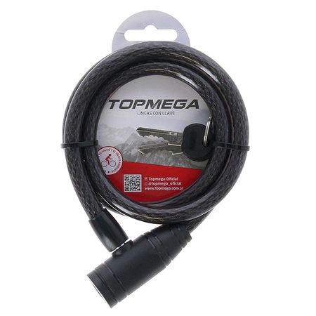 Eslinga TopMega  Con Cerrojo para Bicicletas/Motos 1001015