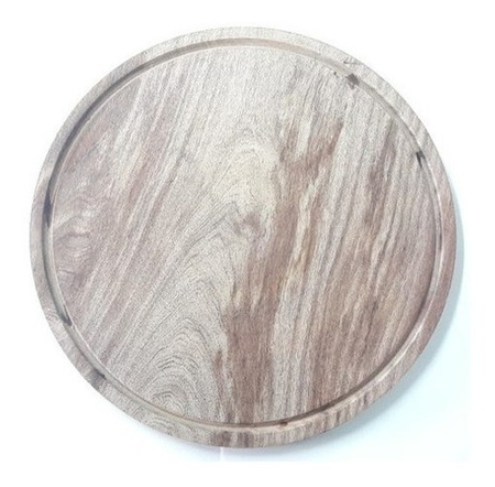 Set 3 Pizzeras De Madera Ferpa 40 Cm Redondo Con Ranura