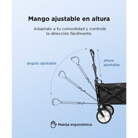 Carrito Plegable Multiuso Gadnic CTB7 Camping Playa