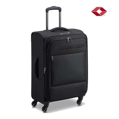 Valija Mediana Expandible Securitech Vanguard Delsey Negro