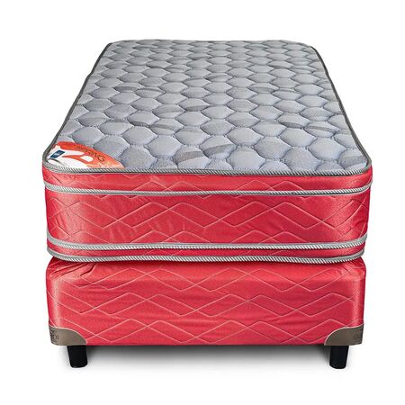 COMBO: Colchón con Resortes + Sommier Gani Red Spring Doble Euro Pillow 80x190cm