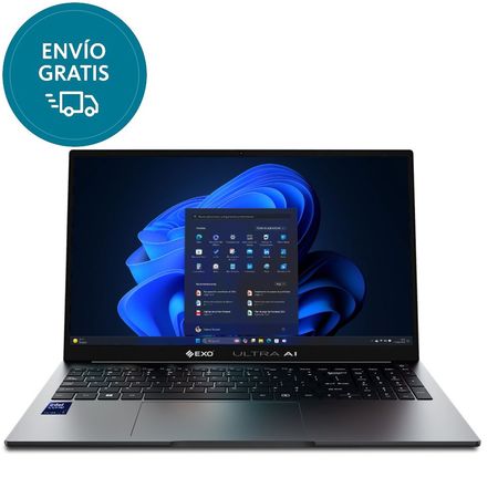 Notebook IA Intel Ultra I7-155u 16GB Ddr5 Ssd 500GB  16" Color Gris EXO 