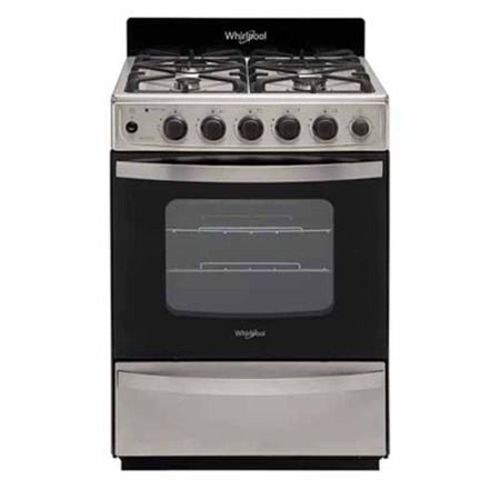 Cocina Whirlpool WFX57DI 56Cm Inoxidable A Gas