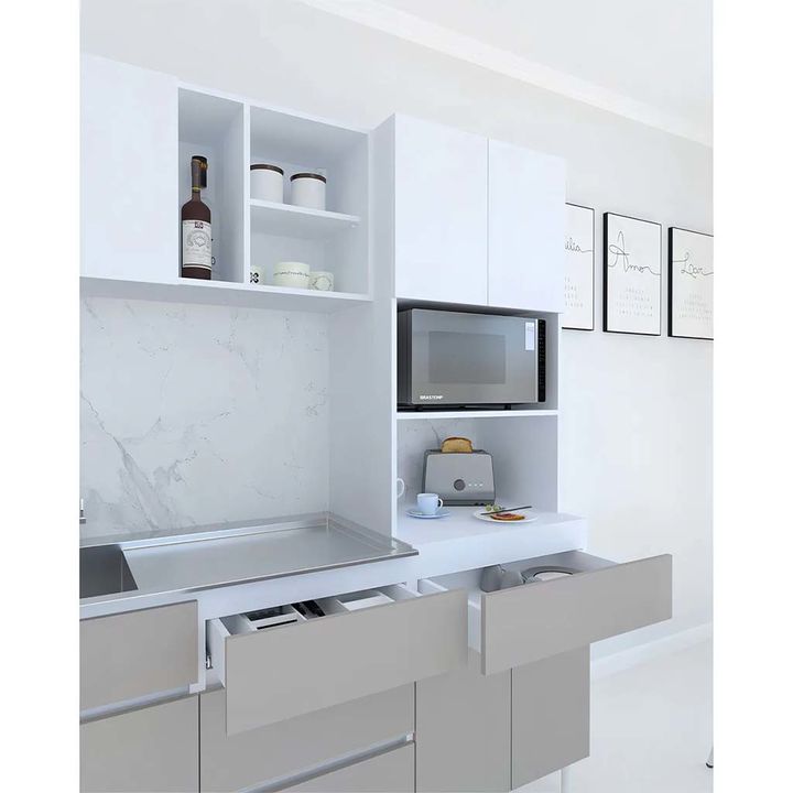 Multiuso Porta Hornos Livorno 60CM 4 P 1 C Beige Avellana - Vista 2
