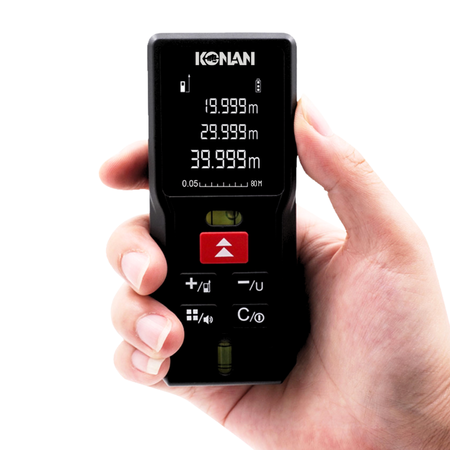 Medidor de distancia Laser 80Mt Konan Volumen Area Pitagoras