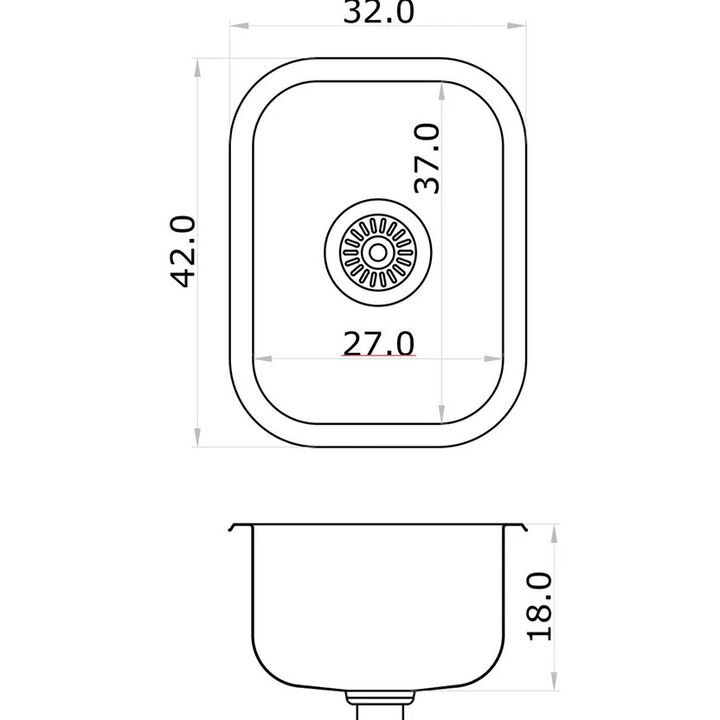 Pileta de Cocina Vesta Simple 301 Mi Pileta - Vista 3