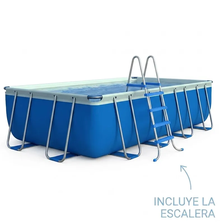 Pileta Pelopincho XL 16.000 lts Rc16 con Escalera