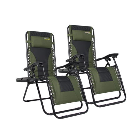 Reposera  Gravity Acolchonada Plegable X2 Branx Gravedad Cero Mesa
