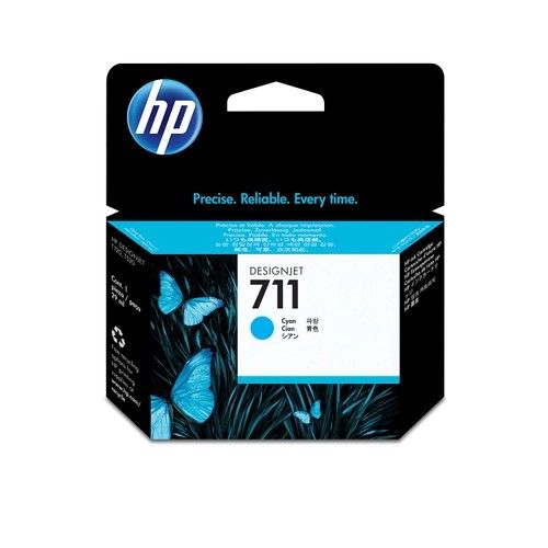 Cartucho de Tinta Plotter HP 711 Cian - Vista 1