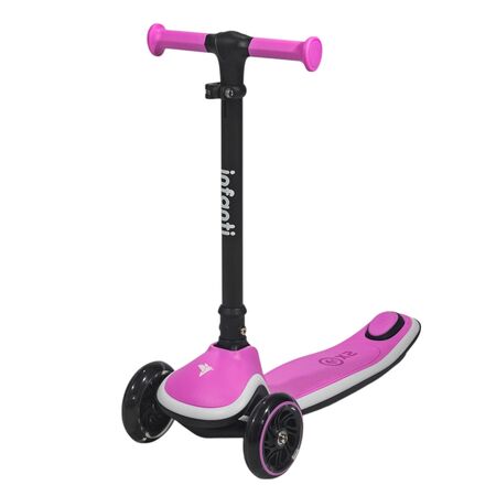 Monopatín plegable con luces LED Infanti rosa