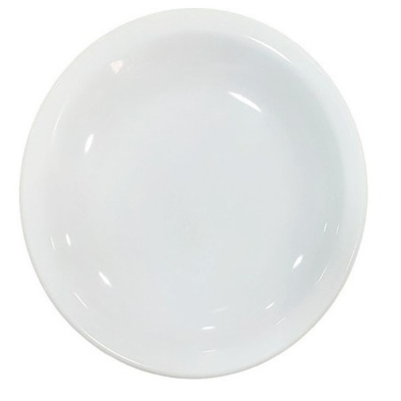 Set 10 Platos Pan Porcelana Tsuji 450 Segunda Selección Blanco Plato Pan
