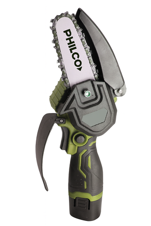 ELECTROSIERRA 12V PHILCO NEGRO Y VERDE PEM12ASE1P