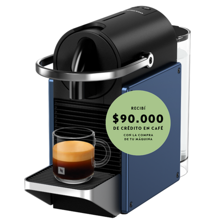 Cafetera Nespresso Pixie Dark Blue D62-AR-BL-NE-IMPO
