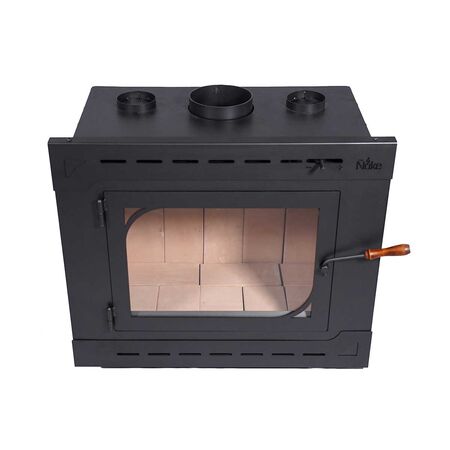 Salamandra a leña Embutible Ñuke Nogal 70