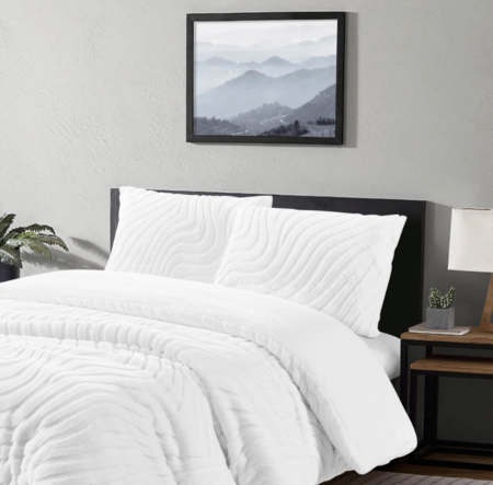 Acolchado Nórdico Manta símil Piel de conejo / Línea Saint Moritz - Twin Size