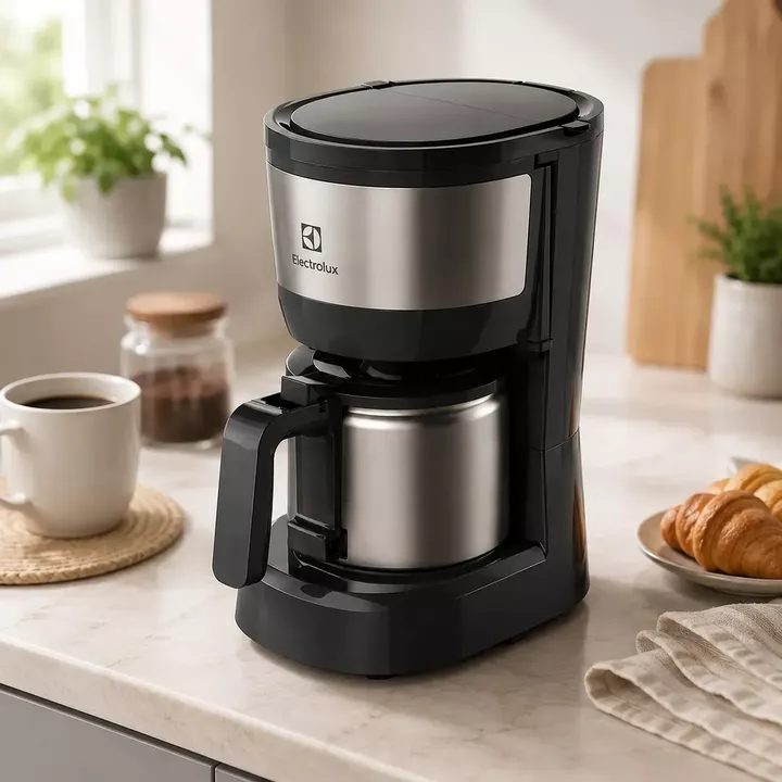 Cafetera Electrolux Ecm12 De Filtro Lavable 600ml Jarra Inox - Vista 3