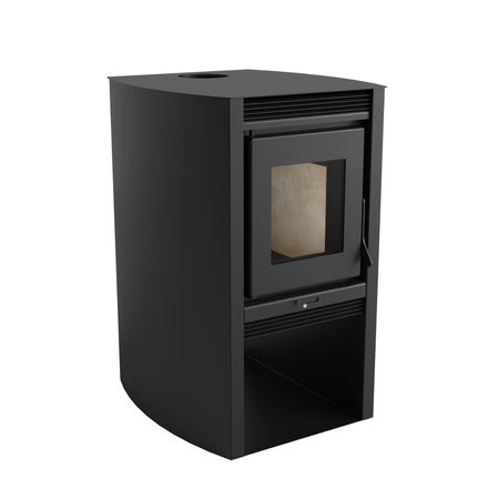 Estufa Metavila Montevideo 680sk Pequeño Grafito Calefactor