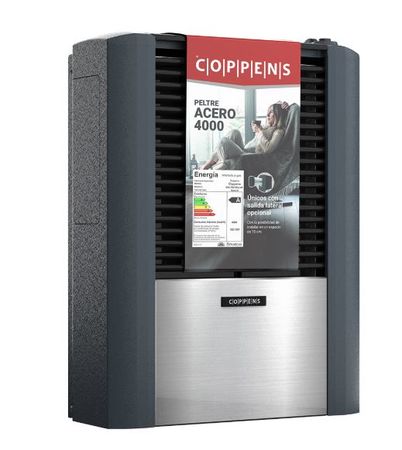 Calefactor Peltre Acero 4000c Tb Mgas Izq C40bipam Coppens