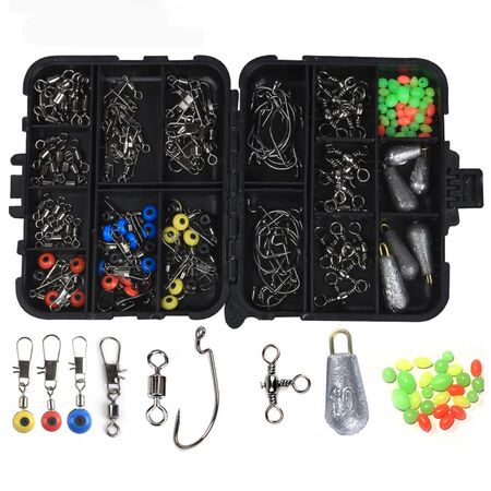 Kit Accesorios De Pesca 150 Unidades Anzuelos