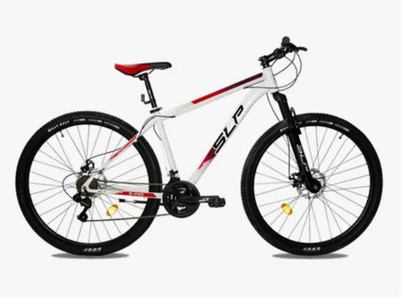 Bicicleta Mtb Rodado 29 Slp 5 Pro T18 21 Vel Shimano Blanco con rojo