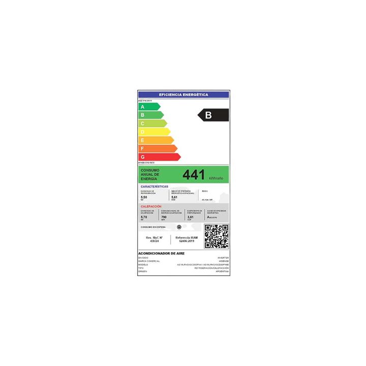 Aire Acondicionado Inverter Hisense AS18UR4SXSCD00P 4700 Frigorías - Vista 6
