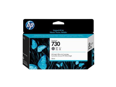 Cartucho P2V66A HP 730 130-ml Gray Ink Crtg