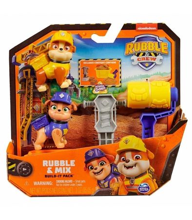 Set de equipo Paw Patrol Rubble y Mix
