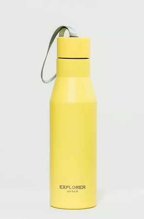 Botella Termica Explorer Apolo T8 450ml Con Filtro Amarillo