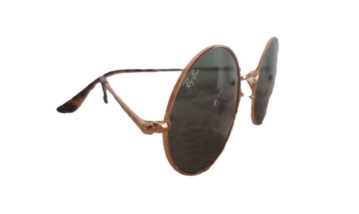 Lentes de Sol Ray Ban RB1970 Oval Dorado - Verde oscuro - Vista 1