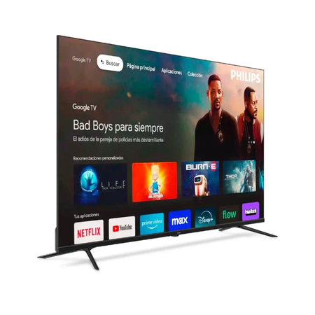 smart tv philips 4k de 58 con google tv pud7310/77