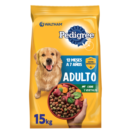 PEDIGREE ALIMENTO SECO PERRO ADULTO CARNE Y VEGETALES 15KG
